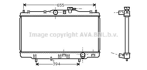 AVA QUALITY COOLING Радиатор, охлаждение двигателя HD2118